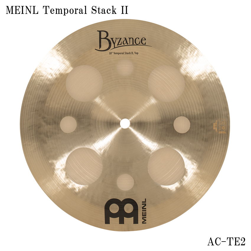 MEINL マイネル AC-TE2 Temporal Stack II スタックシンバル10インチ10インチ