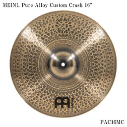 MEINL マイネル PAC16MC Pure Alloy Custom Crash クラッシュシンバル 16インチ