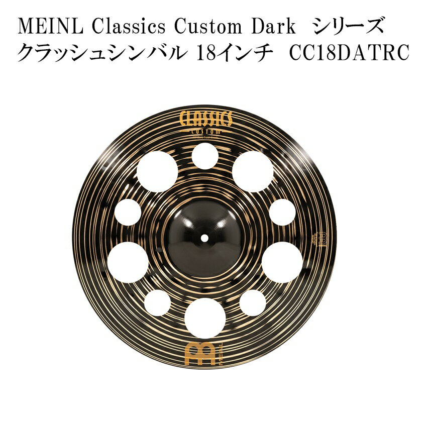 MEINL Classics Custom Darkシリーズ マイネル クラッシュシンバル 18インチ 本商品は、Classics Custom Darkシリーズの「CC18DATRC」です。 B10ブロンズ合金を使用し、コンピュータ制御によるハイテクな製造工程と特殊加工によるDarkフィニッシュ、追加のハンマリングとレイジング加工も施されています。 パワフルなアタックと明るいキャラクターをベースに、過度なブライトさをコントロールし、温かく豊かな倍音を纏わせたMEINLの技術が随所に見られる優れたシンバルです。 コストパフォーマンも非常に高く発売以来人気のシリーズで、製品ラインアップも広く様々なモデルが揃っています。 18"トラッシュ・クラッシュは、クラッシュらしい力強いアタックとフィールに加え、チャイナのような非常に短いディケイとトラッシーなサウンドを兼ね備えています。 同径の18”トラッシュチャイナと組合せることで素晴らしいスタックシンバルとしても活躍します。 【ご確認下さい】 ※お使いのモニタ環境により、商品画像の色合いが異なる場合がございます。 思っていたものと違う等の理由での返品はお受け致しかねます。予めご了承下さい。 初期不良が発生した場合は対応致します。 製品の仕様及びデザインは改良のため予告なく変更することがあります。マイネル クラッシュシンバル 本商品は、Classics Custom Darkシリーズの「CC18DATRC」です。 B10ブロンズ合金を使用し、コンピュータ制御によるハイテクな製造工程と特殊加工によるDarkフィニッシュ、追加のハンマリングとレイジング加工も施されています。 パワフルなアタックと明るいキャラクターをベースに、過度なブライトさをコントロールし、温かく豊かな倍音を纏わせたMEINLの技術が随所に見られる優れたシンバルです。 コストパフォーマンも非常に高く発売以来人気のシリーズで、製品ラインアップも広く様々なモデルが揃っています。 18"トラッシュ・クラッシュは、クラッシュらしい力強いアタックとフィールに加え、チャイナのような非常に短いディケイとトラッシーなサウンドを兼ね備えています。 同径の18”トラッシュチャイナと組合せることで素晴らしいスタックシンバルとしても活躍します。 【ご確認下さい】 ※お使いのモニタ環境により、商品画像の色合いが異なる場合がございます。 思っていたものと違う等の理由での返品はお受け致しかねます。予めご了承下さい。 初期不良が発生した場合は対応致します。 製品の仕様及びデザインは改良のため予告なく変更することがあります。