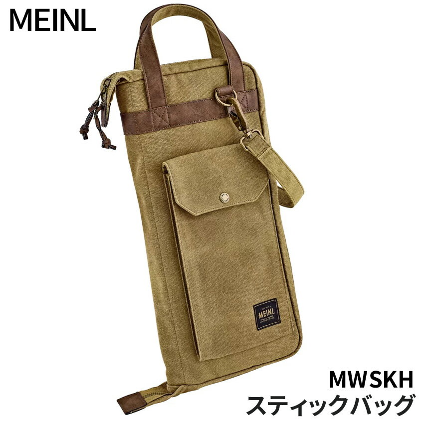 マイネル　ドラムスティックバッグ Meinl Waxed Canvas Collection ドラムスティック バッグは、ツーリングバッグのタフな使いやすさとクラシックなルックスを兼ね備えています。 メインコンパートメントの内側には、多数のドラムスティック、ブラシ、ロッド、マレットを整理するための 5 つのポケットがあり、さらに小さなパーツや効果音を収納できる 3 つの異なるサイズのアクセサリー ポケットがあります。 レザーレットの長い引き手が付いた大きなジッパー プル タブを使用すると、バッグに簡単に入れることができます。Meinl Waxed Canvas コレクション バッグは、控えめで時代を超越したスタイルのためにデザインされていると同時に、あらゆるタイプのトラベリング ドラマーにとってこれまで以上に実用的です。ブラック、フォレストグリーン、ヴィンテージカーキからお選びいただけます。本商品は【ヴィンテージカーキ】となっています。 特徴 ●ワックスコーティングを施した厚手で超耐久性のある 24 オンスのコットンキャンバスの外装 ●ドラムスティック、ロッド、マレット用の 5 つの内部ポケット ●ブラシ、アクセサリー、ツール用の 3 つの内部ポケット ●大きな外装アクセサリー/ツールポケット ●フロアタムフック ●調節可能で取り外し可能なショルダーストラップ ●強化レザーレットハンドル ※お使いのモニタ環境により、商品画像の色合いが異なる場合がございます。 思っていたものと違う等の理由での返品はお受け致しかねます。予めご了承下さい。 初期不良が発生した場合は対応致します。 製品の仕様及びデザインは改良のため予告なく変更することがあります。マイネル　ドラムスティックバッグ Meinl Waxed Canvas Collection ドラムスティック バッグは、ツーリングバッグのタフな使いやすさとクラシックなルックスを兼ね備えています。 メインコンパートメントの内側には、多数のドラムスティック、ブラシ、ロッド、マレットを整理するための 5 つのポケットがあり、さらに小さなパーツや効果音を収納できる 3 つの異なるサイズのアクセサリー ポケットがあります。 レザーレットの長い引き手が付いた大きなジッパー プル タブを使用すると、バッグに簡単に入れることができます。Meinl Waxed Canvas コレクション バッグは、控えめで時代を超越したスタイルのためにデザインされていると同時に、あらゆるタイプのトラベリング ドラマーにとってこれまで以上に実用的です。ブラック、フォレストグリーン、ヴィンテージカーキからお選びいただけます。本商品は【ヴィンテージカーキ】となっています。 特徴 ●ワックスコーティングを施した厚手で超耐久性のある 24 オンスのコットンキャンバスの外装 ●ドラムスティック、ロッド、マレット用の 5 つの内部ポケット ●ブラシ、アクセサリー、ツール用の 3 つの内部ポケット ●大きな外装アクセサリー/ツールポケット ●フロアタムフック ●調節可能で取り外し可能なショルダーストラップ ●強化レザーレットハンドル ※お使いのモニタ環境により、商品画像の色合いが異なる場合がございます。 思っていたものと違う等の理由での返品はお受け致しかねます。予めご了承下さい。 初期不良が発生した場合は対応致します。 製品の仕様及びデザインは改良のため予告なく変更することがあります。