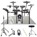 【防振マット付】Roland ローランド 電子ドラムセット TD-17KVX2 V-Drums「ハイハットスタンド/ヘッドフォン/アクセサリーパック/防振マット...