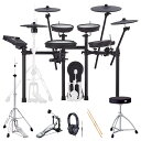 Roland ローランド 電子ドラムセット TD-17KVX2 V-Drums ハイハットスタンド/ヘッドフォン/スローン/キックペダル付きセット エレドラ
