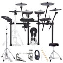 Roland ローランド 電子ドラムセット TD-17KVX2 V-Drums ハイハットスタンド/ヘッドフォン/スローン/ツインペダル付きセット エレドラ