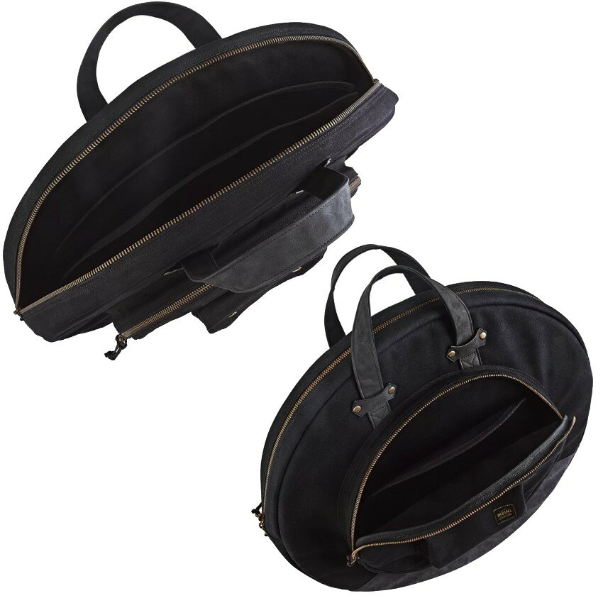 楽器のことならメリーネットのMEINL WAXED CANVAS COLLECTION CYMBAL BAG / Black MWC22BK (マイネル ドラムシンバルバッグ/ケース)｜アングル3