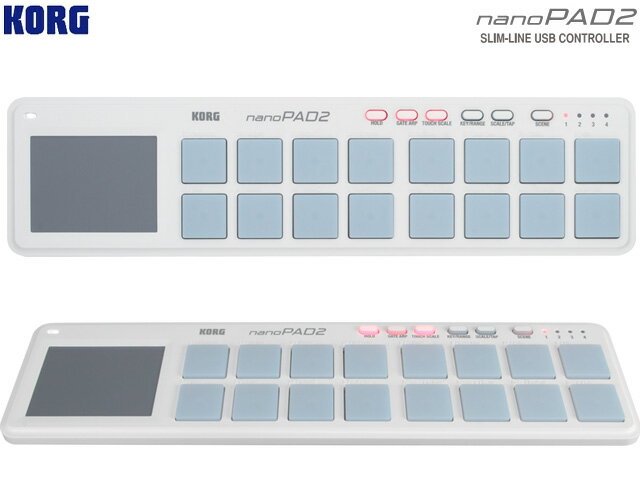 KORG nanoPAD2-WH(ۥ磻) USB-MIDIȥ顼 륰 ѥå2ڤ󤻡(61 븵߸ˤ)