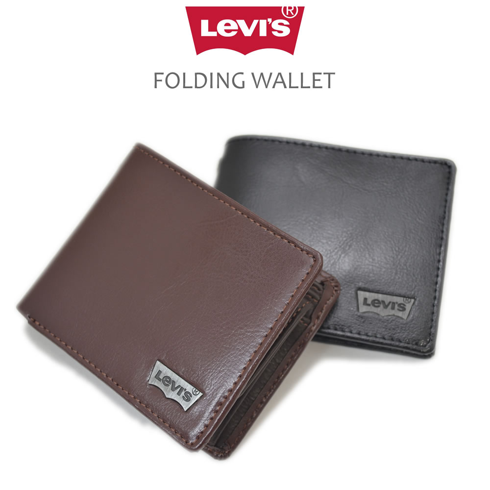 【全2色】 Levi's リーバイス ウォレット 二つ折り 財布 メンズ レディース 男女兼用