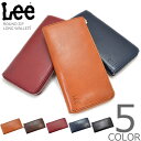 【全5色】 LEE リー イタリアンレザー ラウンドジップ ウォレット 長財布 メンズ レディース 男女兼用