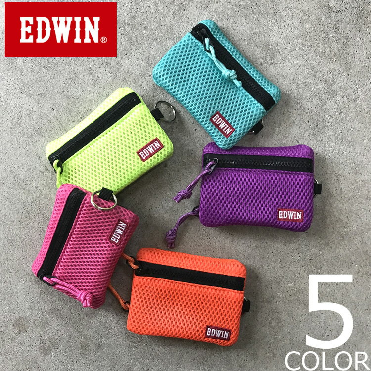 【全5色】 EDWIN エドウィン コンパクトウォレット 財布 小銭入れ コインケース 小さい財布 メンズ レディース 男女兼用