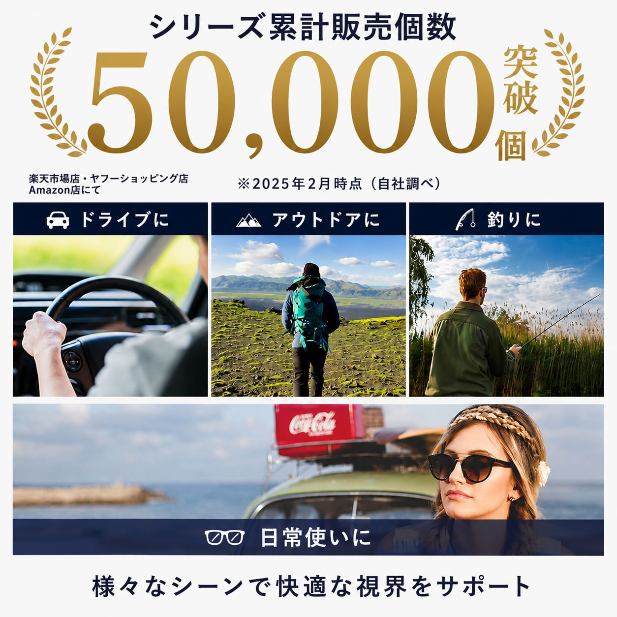 調光サングラス 偏光サングラス 釣り スポーツ ドライブ 運転 伊達メガネ メンズ ...