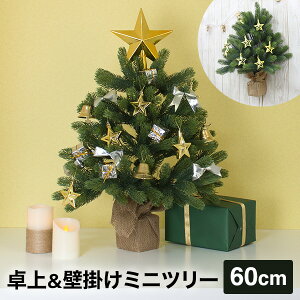 クリスマスツリー おしゃれ 北欧 卓上60cm ドイツトウヒ ヌードツリー 小型 リアル枝 壁掛け可能 クリスマスツリー オーナメントなし 2021 【Merry House】