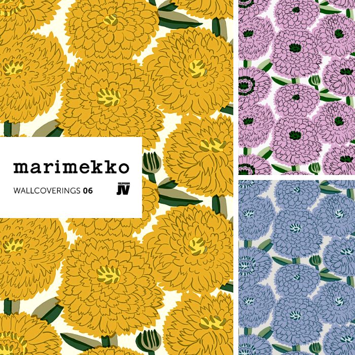 マリメッコ　壁紙　プリマヴェーラ　marimekko wallcoverings vol.6 primavera
