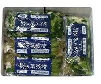 軽井沢農園 野沢菜浅漬 8袋セット(ふぶき・わさび味4袋、わさび味4袋) (OS)(代引・他社製品と同梱不可)(沖縄・離島への発送は不可)
