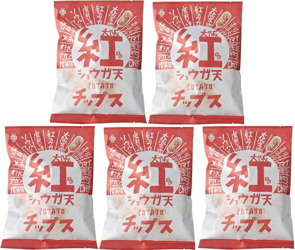 樂天商城 - （5個セット）アイデアパッケージ 大阪紅ショウガ天ポテトチップス 90g×5個（AT）（代引不可）（沖縄・離島への発送は不可）
