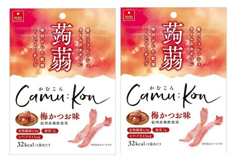 （2袋セット）（全国送料無料）アスザックフーズ かむこん梅かつお味11g×2袋セット（Y）（代引・他の商品と混載不可）