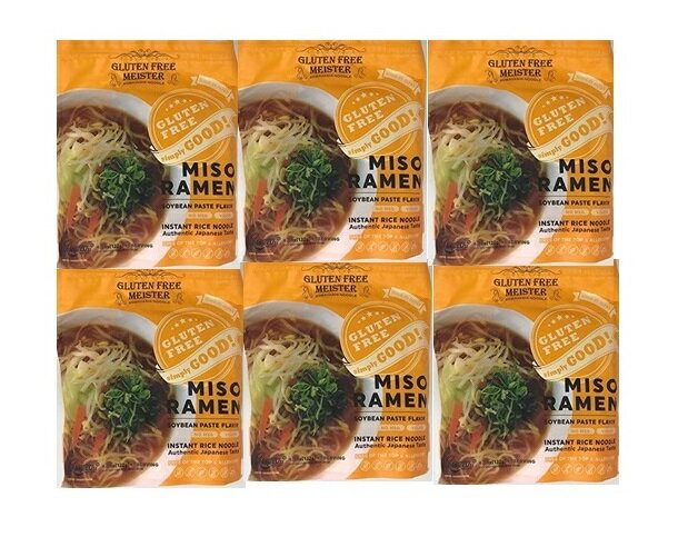 Rakuten - グルテンフリーインスタントみそラーメン6食スープ付（AT）（代引不可）（沖縄・離島への発送は不可）