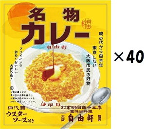 （40箱セット）自由軒の名物カレー×40箱セット（KS）（代引・他社製品と同梱不可）（沖縄・離島への発送は不可）