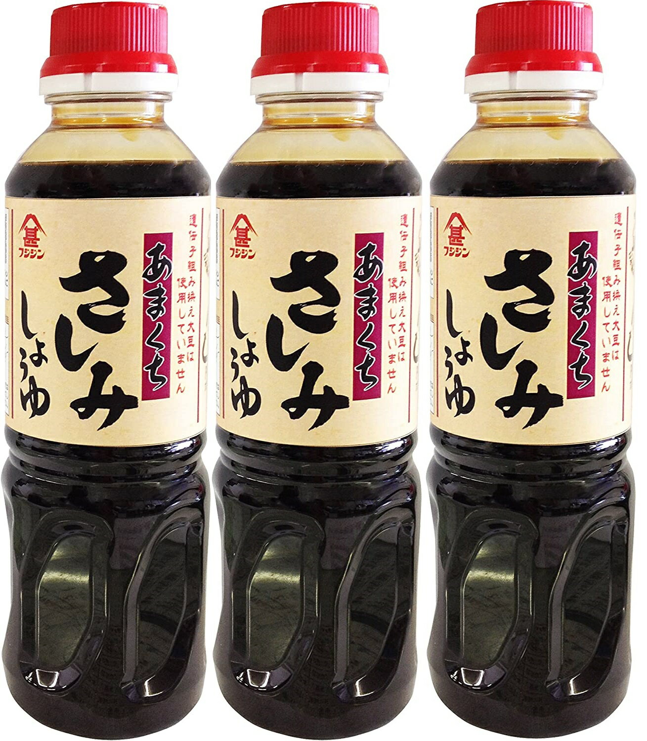 （3本セット）富士甚醤油 あまくちさしみしょうゆ(特級本醸造タイプ) 360ml×3本セット（AT）（代引不可）（沖縄・離島への発送は不可） 1