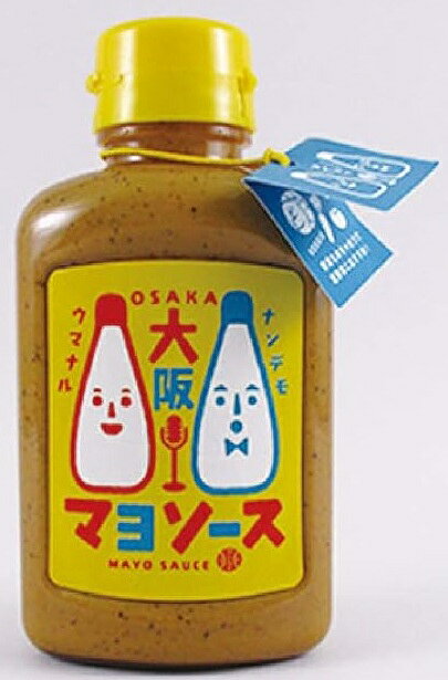 マヨネーズとソースにマスタードがきいた大阪の味。粉モンにはもちろん、唐揚げやトンカツ、更に温野菜にもぴったり。40種類もの材料を絶妙にブレンドした、懐かしくクセになるソースです。