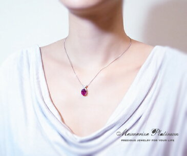【超特価】pt900 大粒 一粒 ルビー 3.0ct UP プラチナ ダイヤ ペンダント ネックレス レディース 3カラットUP天然ルビー SIクラス ダイヤモンド プラチナ900 天然石 おすすめ シンプル ブライダル プレゼント 品質保証書付