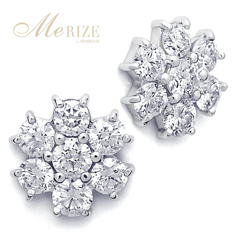 K18 天然 ダイヤ 0.7ct パヴェ ペア ピアス ゴールド各色 スタッド レディース 上質天然石 フラワー 花 ダイヤモンド 0.7カラット 18K 18...