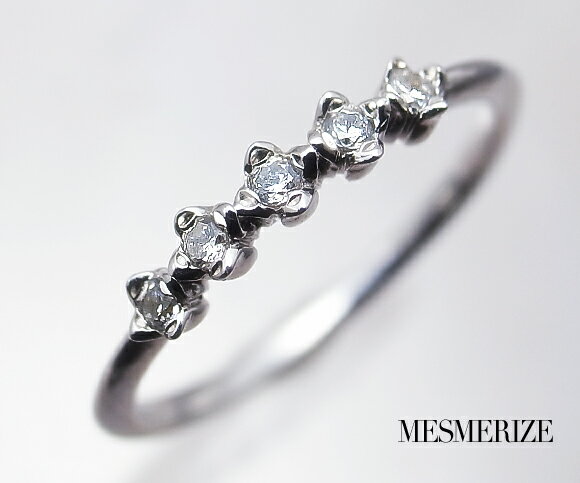 樂天商城 - 天然 ダイヤ 5石 エタニティ リング K18ゴールド各色 プラチナ pt950 pt900 細身 細め シンプル 指輪 ダイヤモンド 0.07カラット 18金 18K ホワイト イエロー ピンク YG WG PG 5周年 記念日 レディース ギフト プレゼント 4月誕生石 品質保証書付