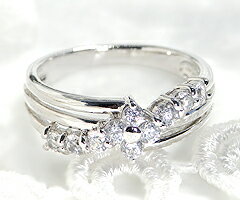 天然 ダイヤ 10石 0.50ct フラワー 花 リング プラチナ pt950 pt900 K18 ゴールド各色 指輪 スイート テン ダイヤモンド 0.5カラ...