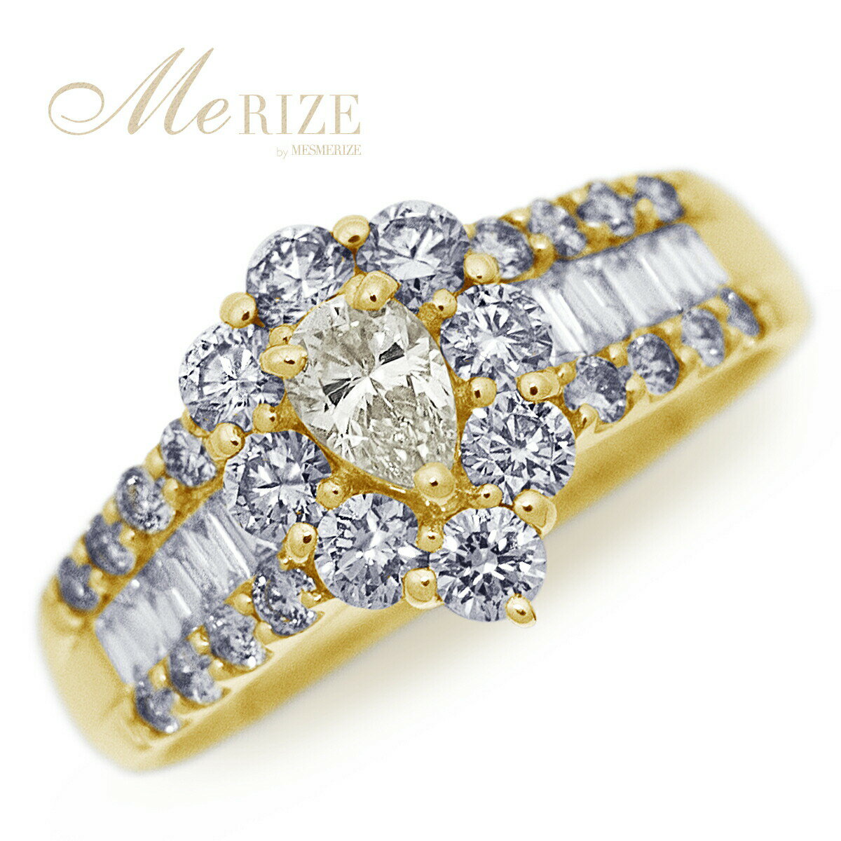 pt950 1.0ct ダイヤ リング