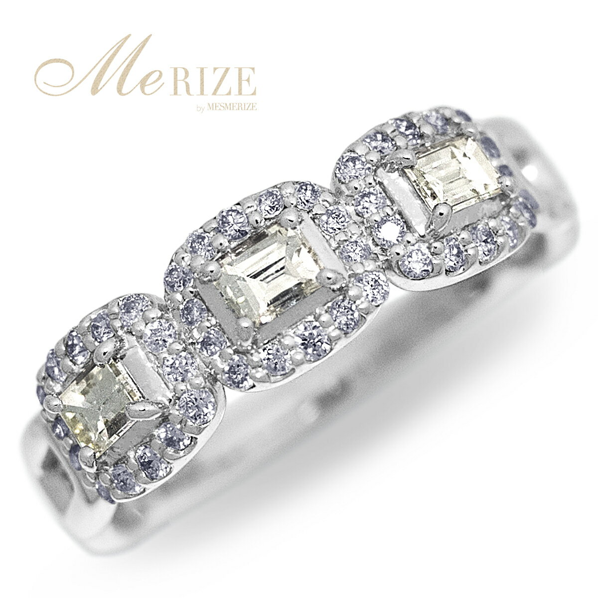 pt950 1.0ct ダイヤ リング