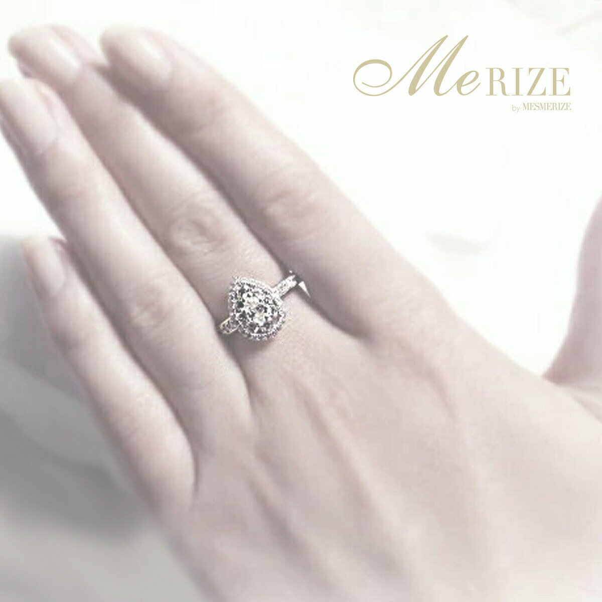 天然 ダイヤ 0.97ct パヴェ リング ペ...の紹介画像2