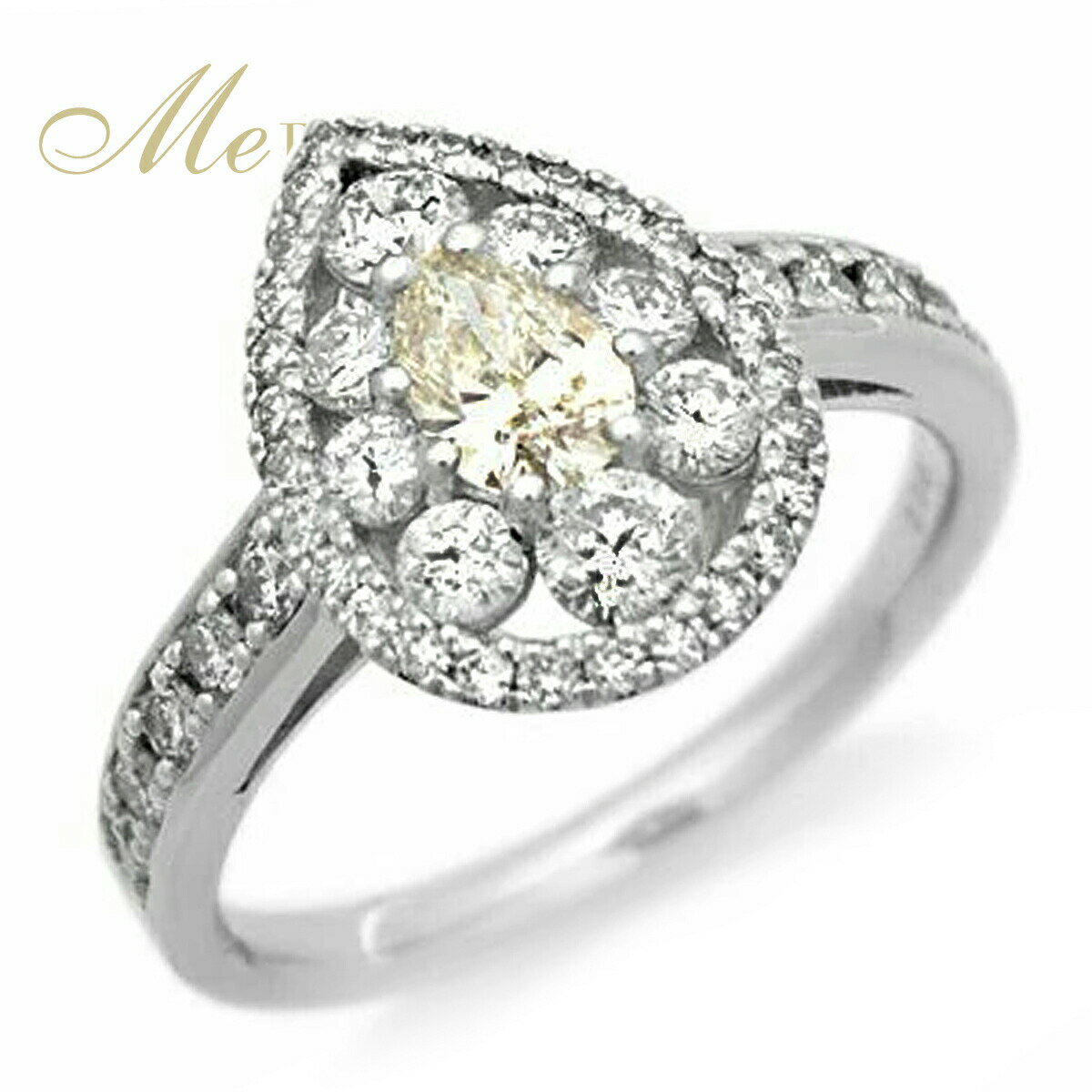 天然 ダイヤ 0.97ct パヴェ リング ペ...の紹介画像3