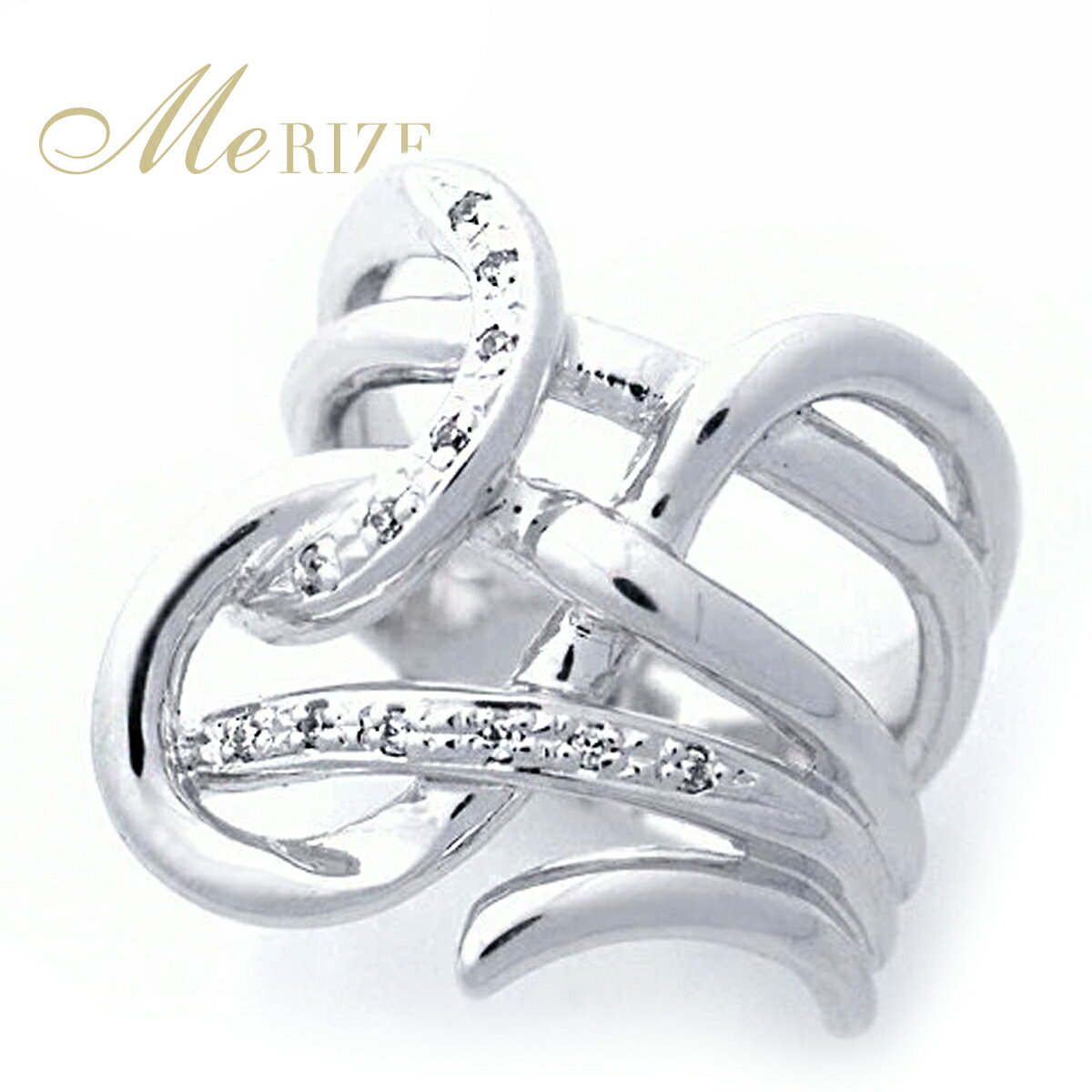 天然 ダイヤ 0.07ct リング 幅広 19.5mm プラチナ pt950 pt900 K18 ゴールド各色 アラベスク 太め 広め 指輪 0.07カラット ...