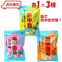 井関食品 熱中飴 3種( 熱中飴 レモン塩味 / 熱中飴II 梅塩 / 熱中飴III 夏みかん )各1 計3袋 アソート 熱中症 塩分補給 個包装 詰め合わせ ...