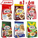 カルビー フルグラ 6種(フルグラ/チョコバナナ/ベリーミルク/抹茶あずき/グラノーラクッキークリーム/トロピカルココナッツ)各1計6袋 賞味期限2025年9月末以降