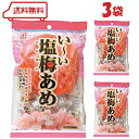 松屋製菓 い~ぃ塩梅あめ 100g × 3袋|キャンディ 飴 アメ 塩飴 紀州産南高梅エキス ヒマラヤ岩塩 塩分補給 熱中症対策 熱中症予防 ハードキャンディ 個包装