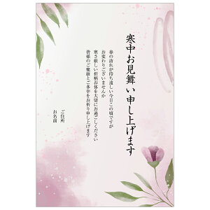 【あなたのあいさつ文を入れて1枚から印刷OK!】寒中見舞い はがき お見舞い オリジナル 寒中葉書 終活 年賀状 年賀状終い 返礼 お詫び 松の内 差出人印刷有格安セール 年賀状印刷 年賀状作成ソフト セール