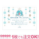 【あなたのあいさつ文を入れて1枚から印刷OK】寒中見舞い はがき お見舞い オリジナル 寒中葉書 終活 年賀状 年賀状終い 返礼 お詫び 松の内 差出人印刷有の商品画像