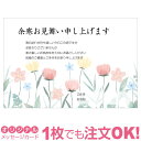 【あなたのあいさつ文を入れて1枚から印刷OK】余寒見舞い はがき お見舞い オリジナル 余寒葉書 終活 年賀状 年賀状終い 返礼 お詫び 松の内 差出人印刷有の商品画像