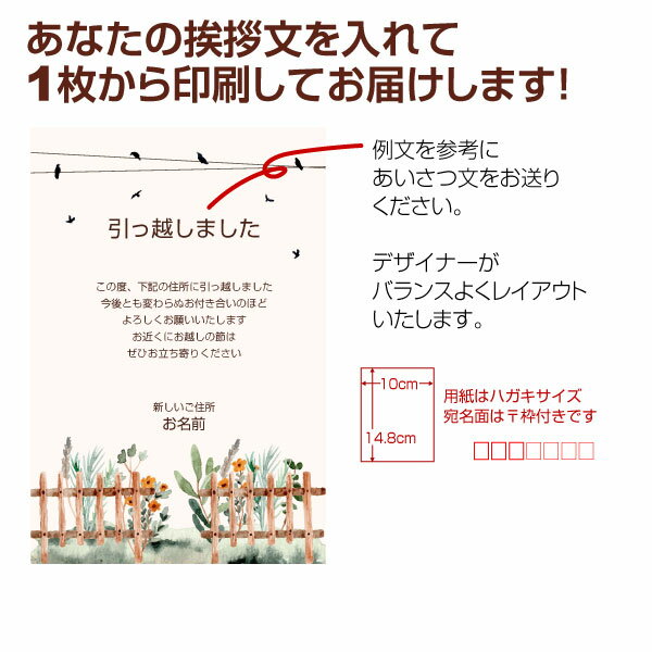 【あなたのあいさつ文を入れて1枚から印刷OK】...の紹介画像3