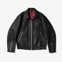 [ LOST CONTROL ] V[vXLVOC_[XWPbg / Sheep Skin Single Riders Jacket