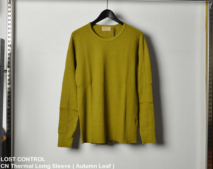 [ LOST CONTROL ] CN Thermal Lomg Sleeve （ Autumn Leaf )　 / クルーネックサーマルロングスリーブカットソー