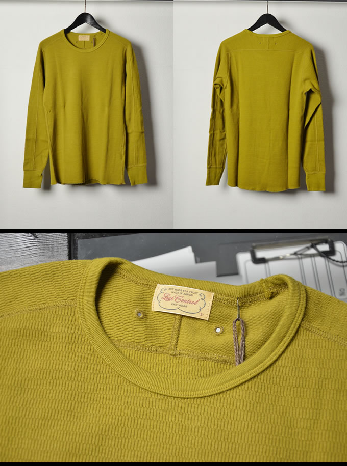[ LOST CONTROL ] CN Thermal Lomg Sleeve （ Autumn Leaf )　 / クルーネックサーマルロングスリーブカットソー