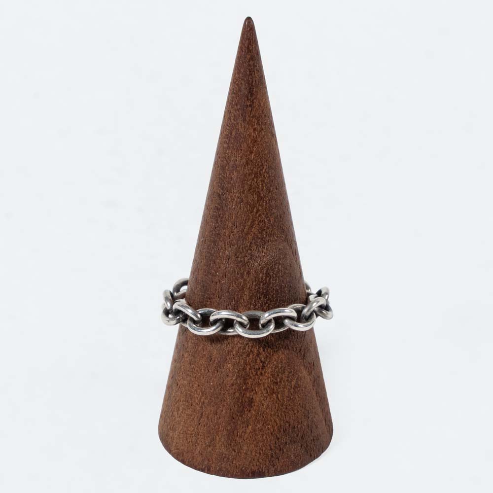GAVIAL silver chain ring