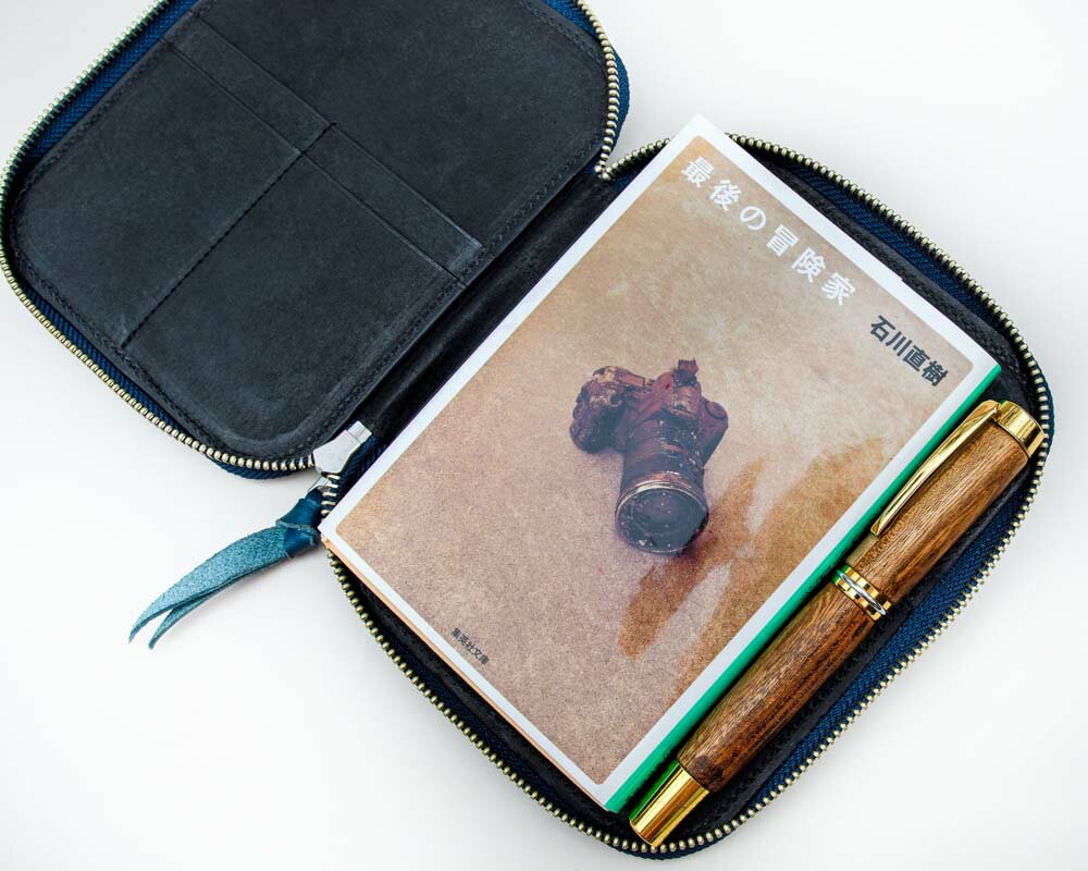 [ GERUGA ] �饦��ɥ��åץ������ʥ����� / ROUND ZIP ORGANISER (blue)