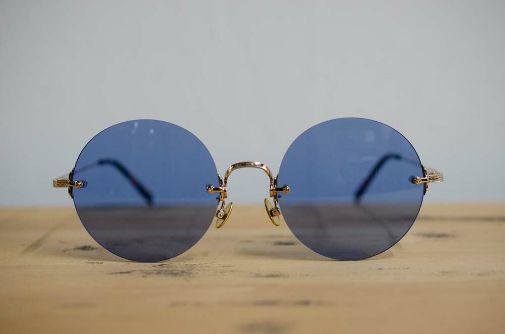 Rakuten - [ Mr.CASANOVA ] DIXON3 / Gold / Blue Lens