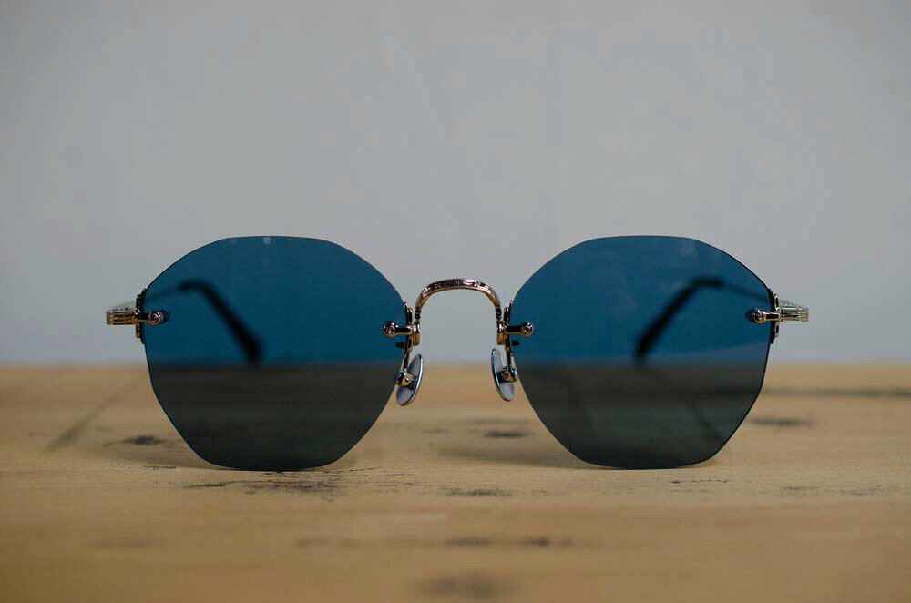 Rakuten - [ Mr.CASANOVA ] RICH / silver / Turquoise Green Lens