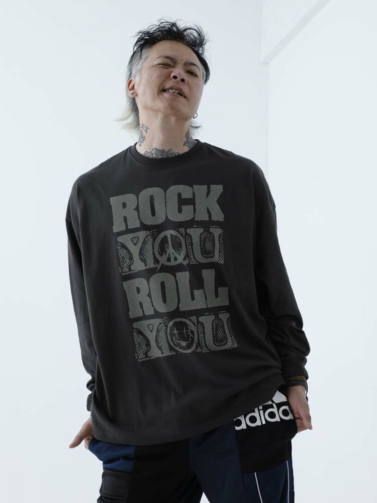 [ PROPA9ANDA ] ROCK YOU ROLL YOU BIG L/S TEE