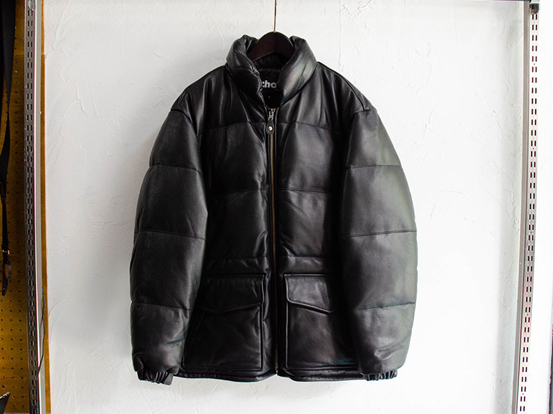 ショット ダウンジャケット メンズ [ SCHOTT ] レザー クラシック ダウン ジャケット / LEATHER CLASSIC DOWN JACKET