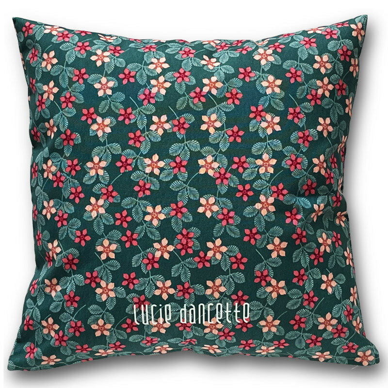 かわいい ウサギ 柄 45×45cm 【 送料無料 】 LUCIE DANCETTE リュシーダンセット クッション うさぎ 好き 女子 の お 部屋 や ソファー の アクセント に インテリア おしゃれ 雑貨 クリスマス プレゼント 兎 ラビット グッズ 角形 お 祝い