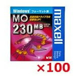 新品 マクセル 3.5インチ MOディスク 230MB Windowsフォーマット 100枚セット maxell 3.5inch MO DISK 230MB Windows formatted 100pcs MOメディア