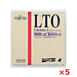 富士通 LTO Ultrium 4 データカートリッジ 5本セット FUJITSU LTO Ultrium 4 Data Cartridge 5pcs